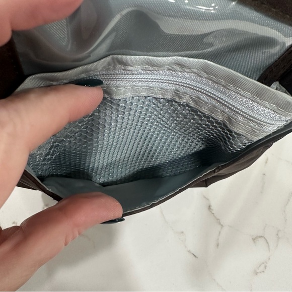 Travelon Anti-Theft Classic Crossbody Bag - Brown with LED Light - Picture 11 of 16